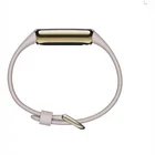 Fitnesa aproce Fitbit Luxe Lunar White / Soft Gold Stainless Steel [Mazlietots]